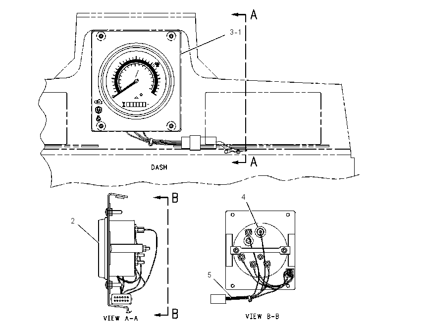 TACHOMETER AR 1137234 CAT