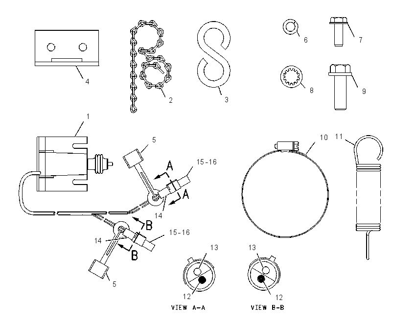 KIT-IMPLEMENT STATUS SWITCH 8T8652 CAT