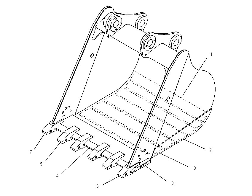 BUCKET AS-J2390 5I3916 CAT