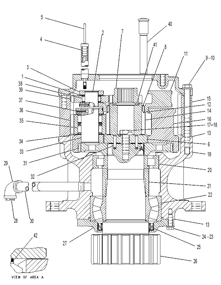 Механизм поворота 4I7537 CAT