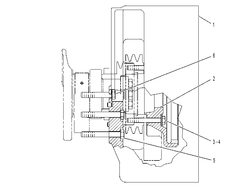 MOUNTING GP-HYD PUMP DRIVE 1175117 CAT