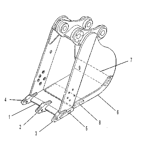 BUCKET AS-TRENCHING 1006193 CAT