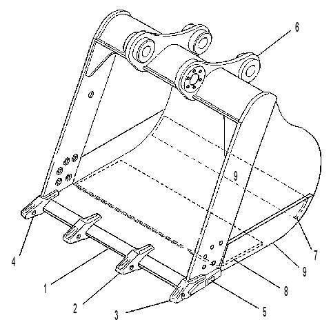 BUCKET AS-TRENCHING 1005713 CAT