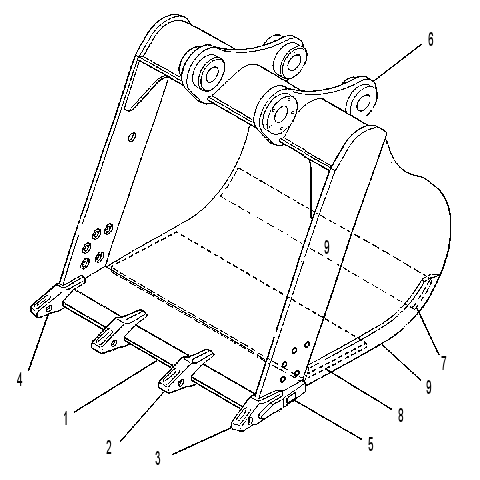 BUCKET AS-TRENCHING 1005643 CAT