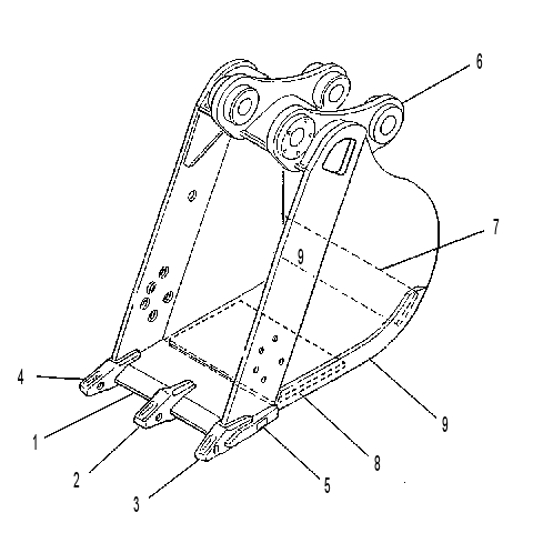 BUCKET AS-TRENCHING 1006195 CAT