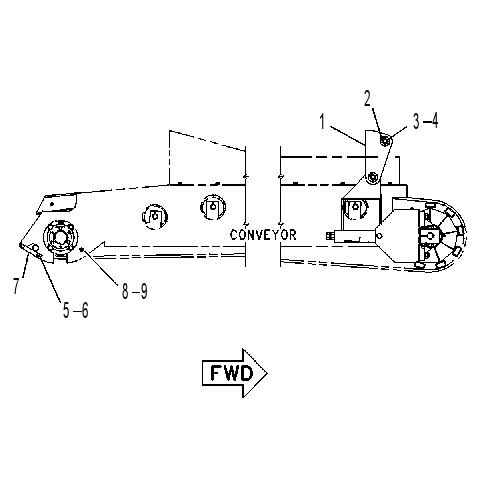 MOUNTING GP-CONVEYOR 0868894 CAT