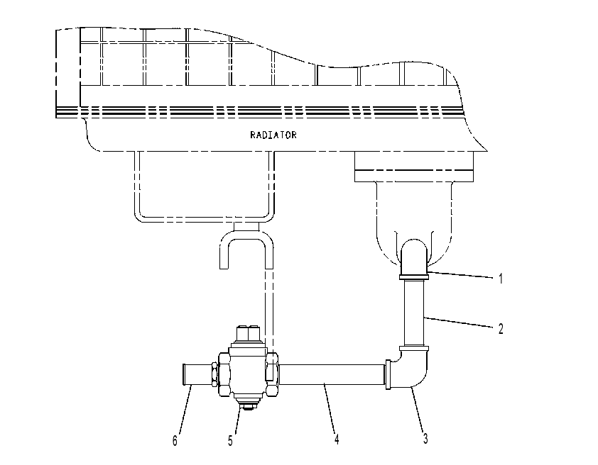 LINES GP-COOLANT DRAIN 1069931 CAT