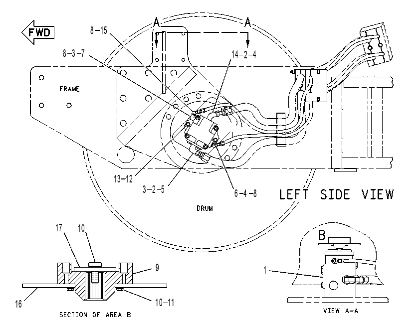 MOTOR & MTG GP-VIBRATORY 1G9637 CAT