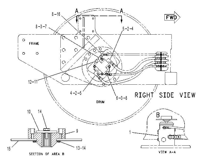 MOTOR & MTG GP-VIBRATORY 1104718 CAT