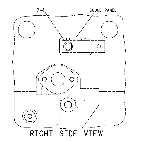 FASTENER GP-SOUND SUPPRESSION 1210698 CAT