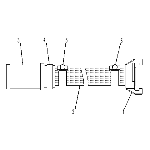 HOSE GP-REFUELING 8U0876 CAT