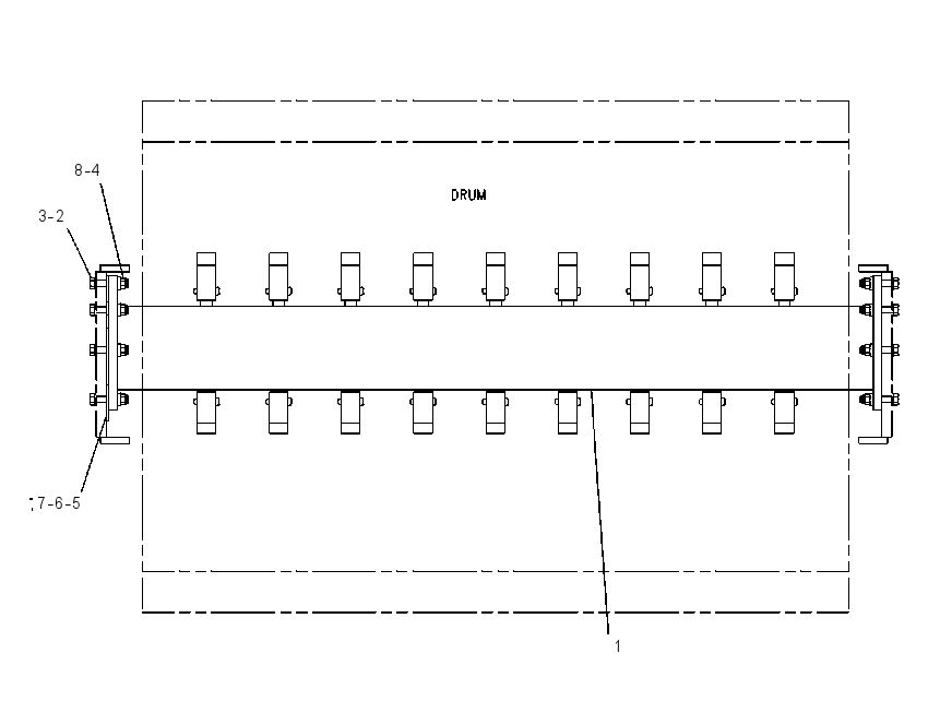 BUMPER GP-DRUM 1190539 CAT
