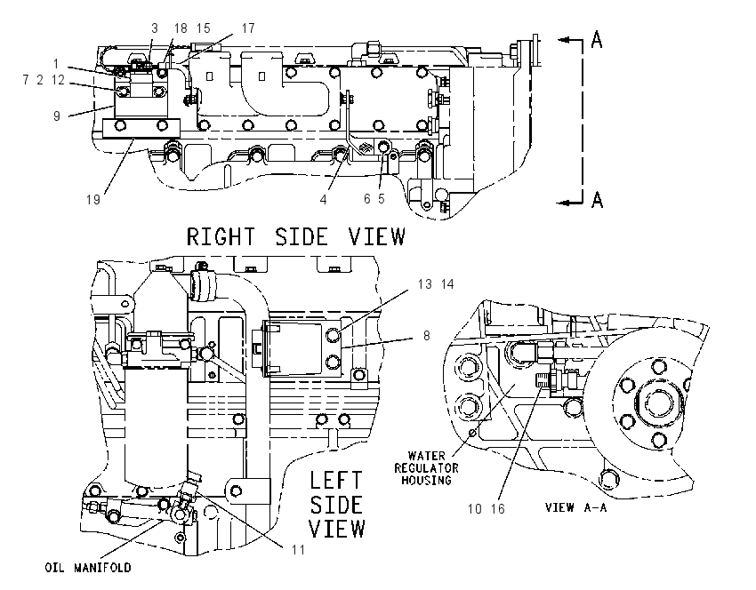 Проводка отопителя 4P1478 CAT