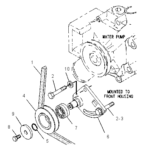 DRIVE GP-WATER PUMP 1006610 CAT