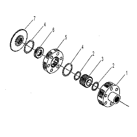 GEAR GP-PLANETARY 1193880 CAT