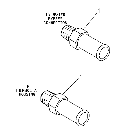 CONNECTOR GP-CAB HEATER LINES 1213417 CAT