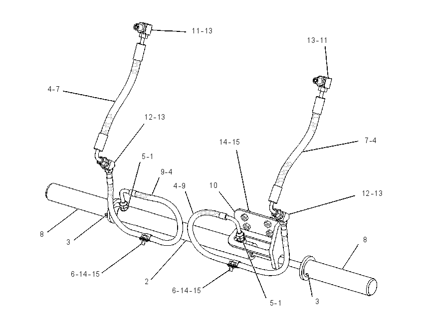 CYLINDER & LINES GP-COUPLER 1074744 CAT