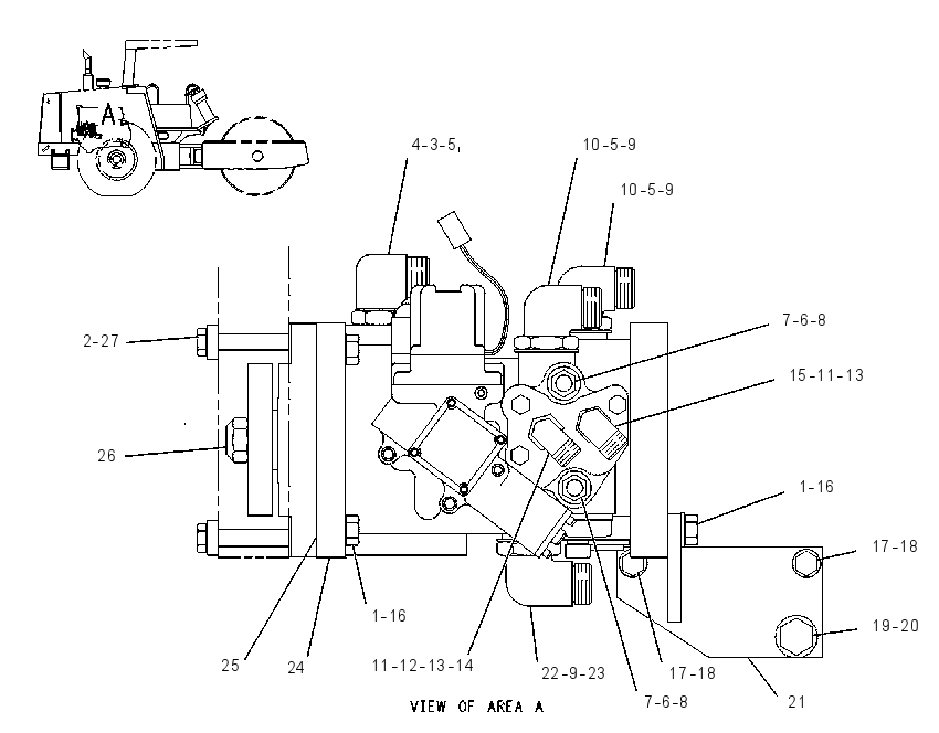 PUMP & MTG GP-VIBRATORY 1216950 CAT