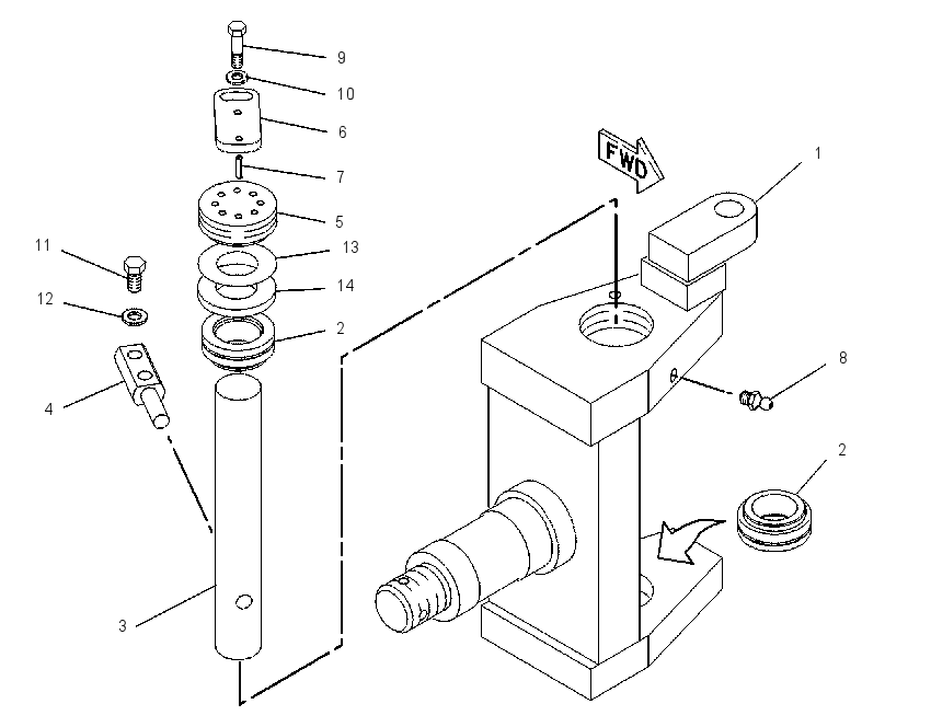 SUPPORT GP-SUSPENSION 6R0193 CAT