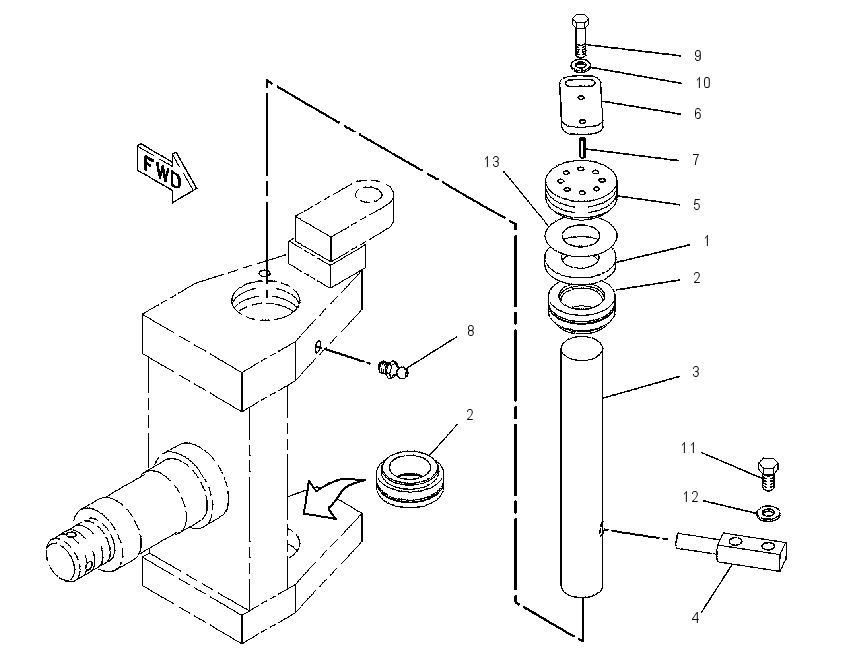 SUPPORT GP-SUSPENSION 6R0194 CAT