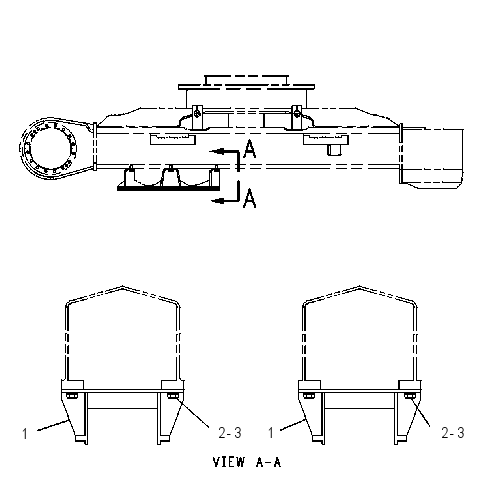 Защита направляющей гусеницы 1066773 CAT