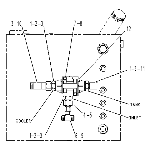 VALVE & MTG GP-BYPASS 1118274 CAT