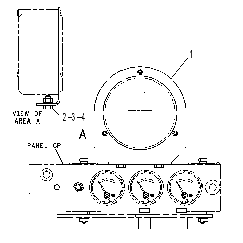 MOUNTING GP-TACHOMETER 1104919 CAT