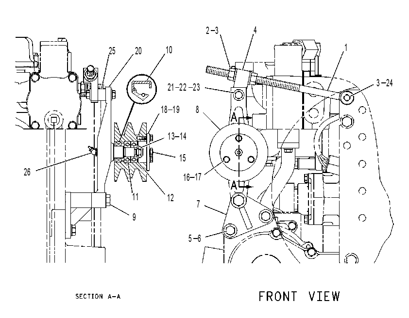 BELT TIGHTENER GP 1178130 CAT