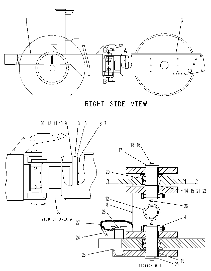 FRAME GP-MAIN 1194997 CAT