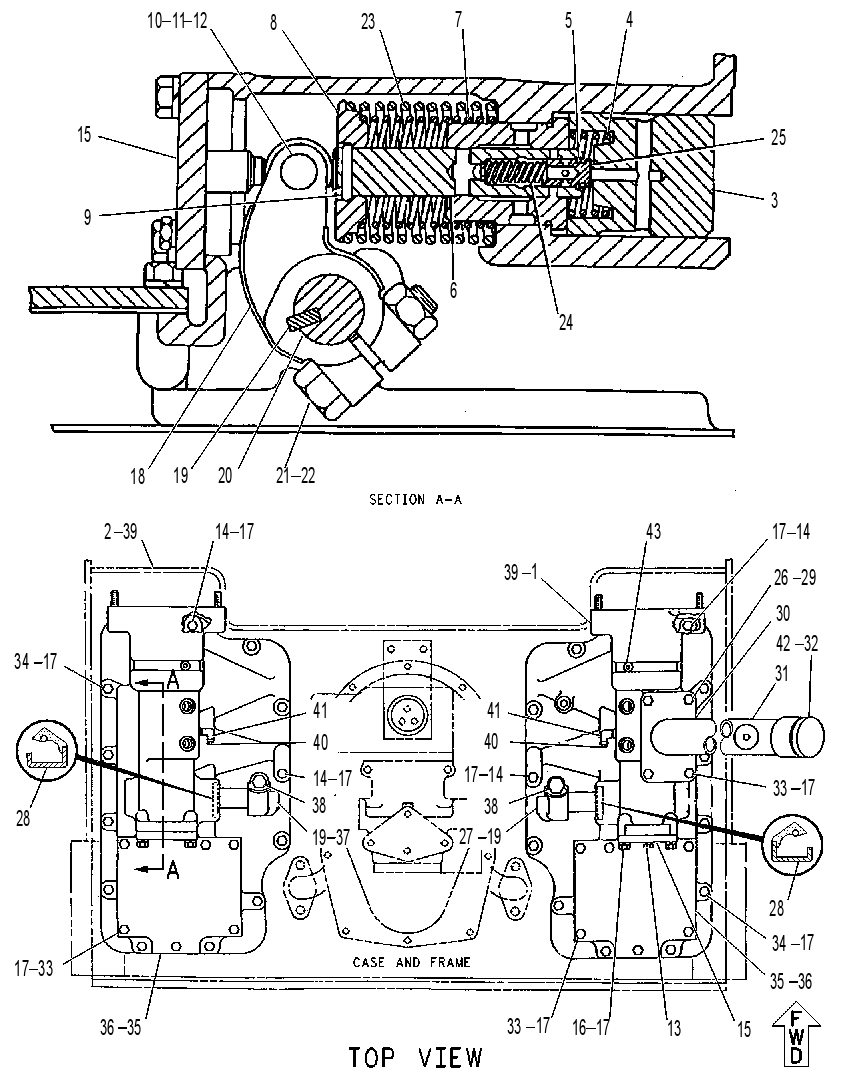MECHANISM GP-BRAKE 9G7803 CAT