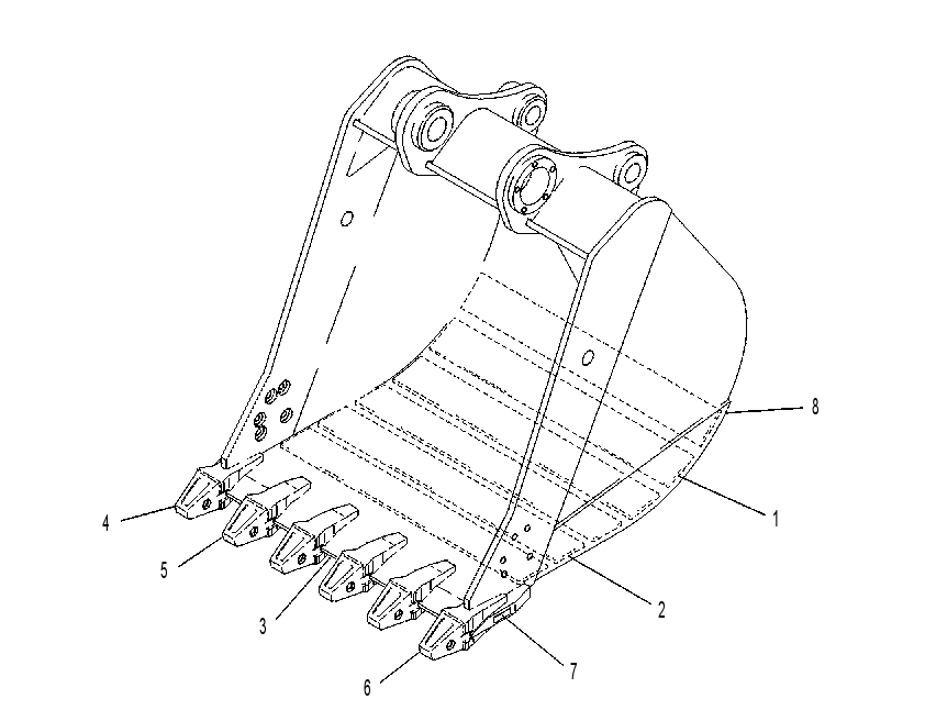 BUCKET AS-TRENCHING 1053583 CAT
