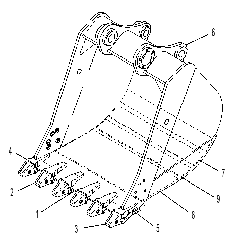 BUCKET AS-MASS EXCAVATOR 1046844 CAT