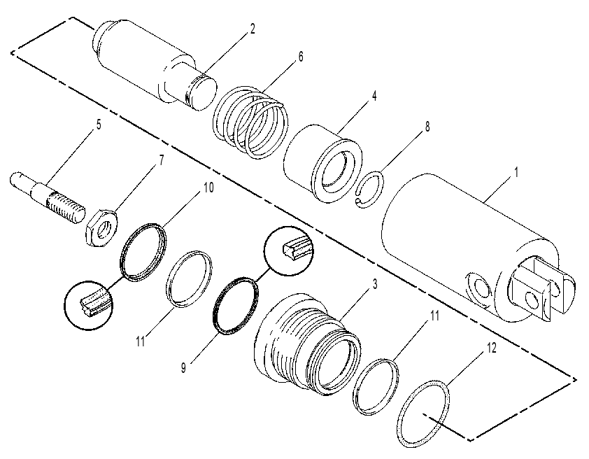 CYLINDER GP-MASTER 1204708 CAT