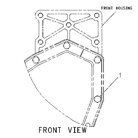 FASTENER GP-FRONT COVER 1164552 CAT