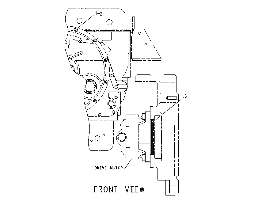 FASTENER GP-XMSN & DRIVE MOTOR 8Y9705 CAT