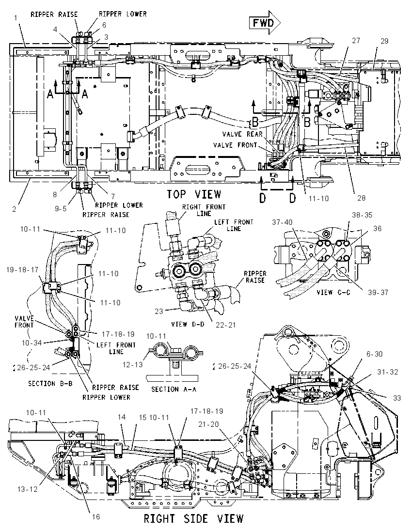 LINES GP-DIVERTER VALVE 8Y9634 CAT