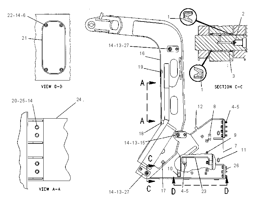 FRAME GP-GRAPPLE 9N4947 CAT