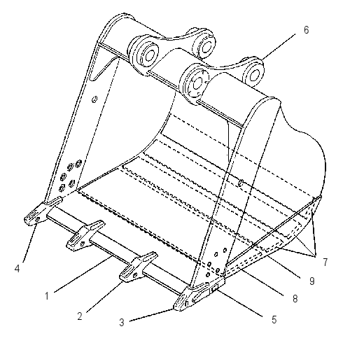 BUCKET AS-TRENCHING 1007840 CAT
