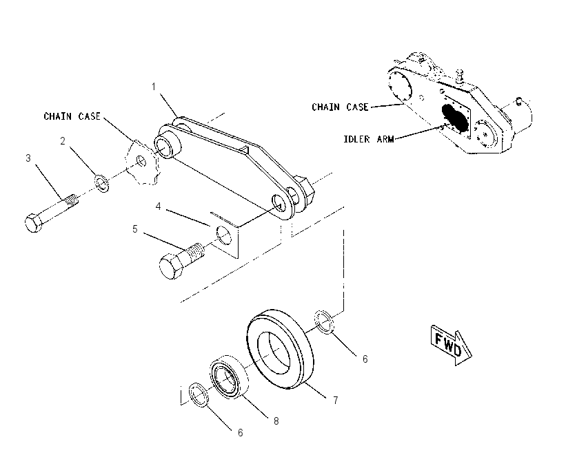 IDLER GP-CHAIN DRIVE 1220545 CAT