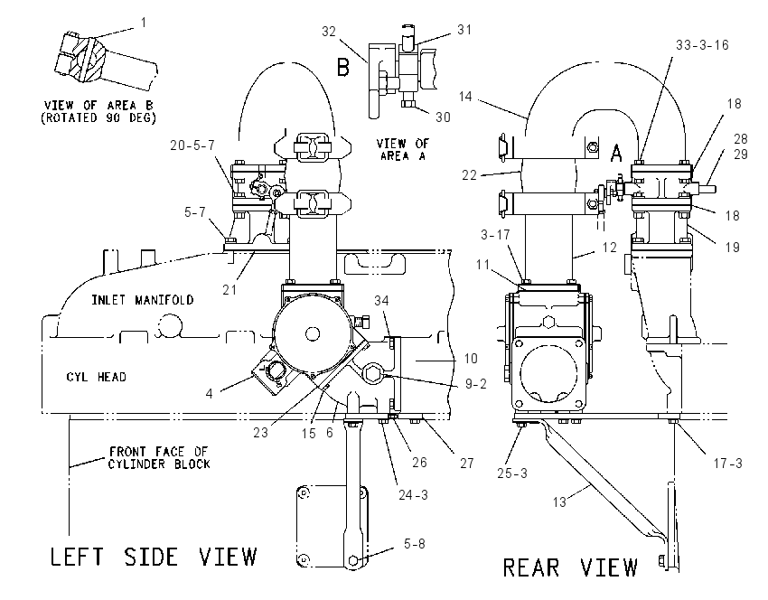 CARBURETOR GP 7W9652 CAT