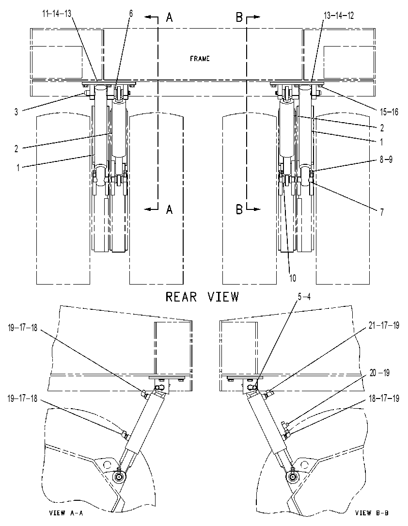 MOUNTING GP-REAR LIFT 1165070 CAT