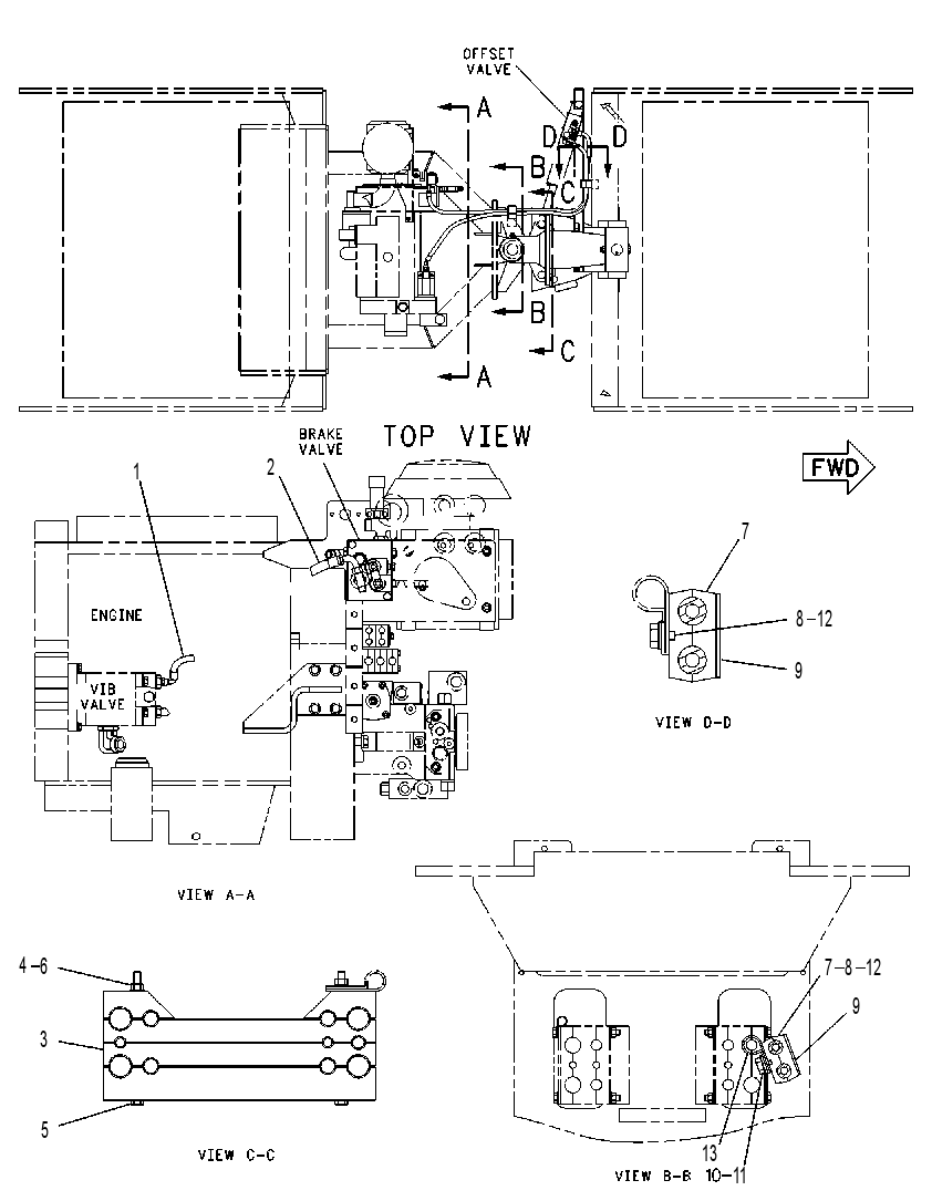 LINES GP-OFFSET 1216904 CAT