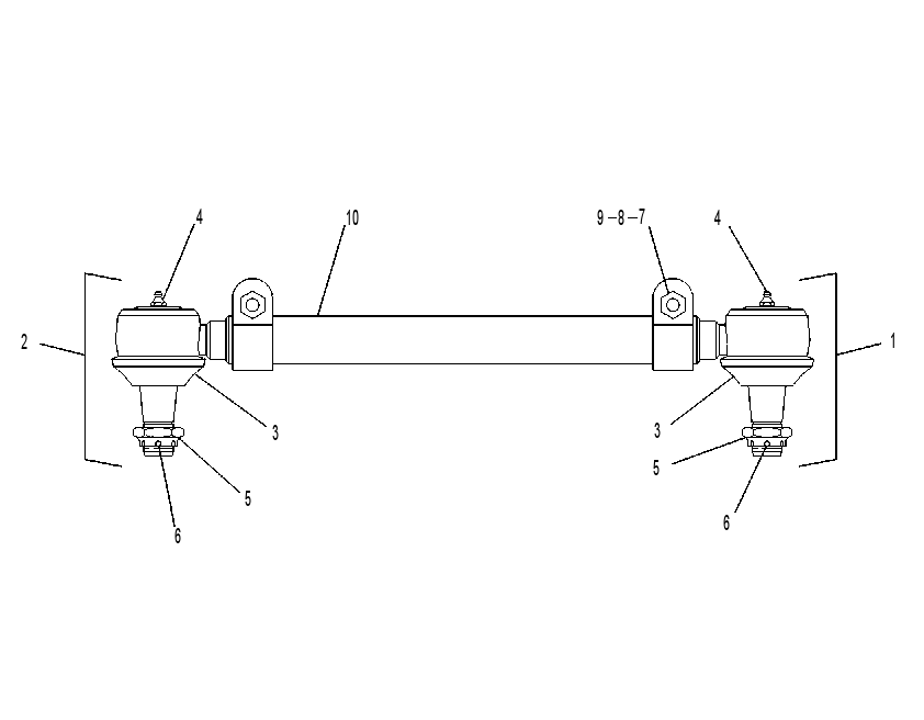 TIE ROD GP 1096666 CAT