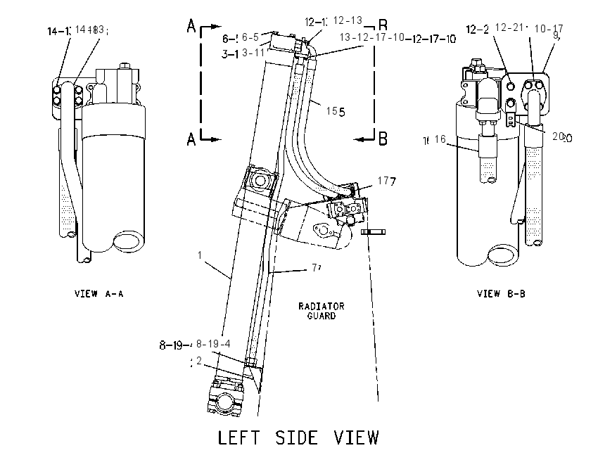 CYLINDER & LINES GP 1043152 CAT