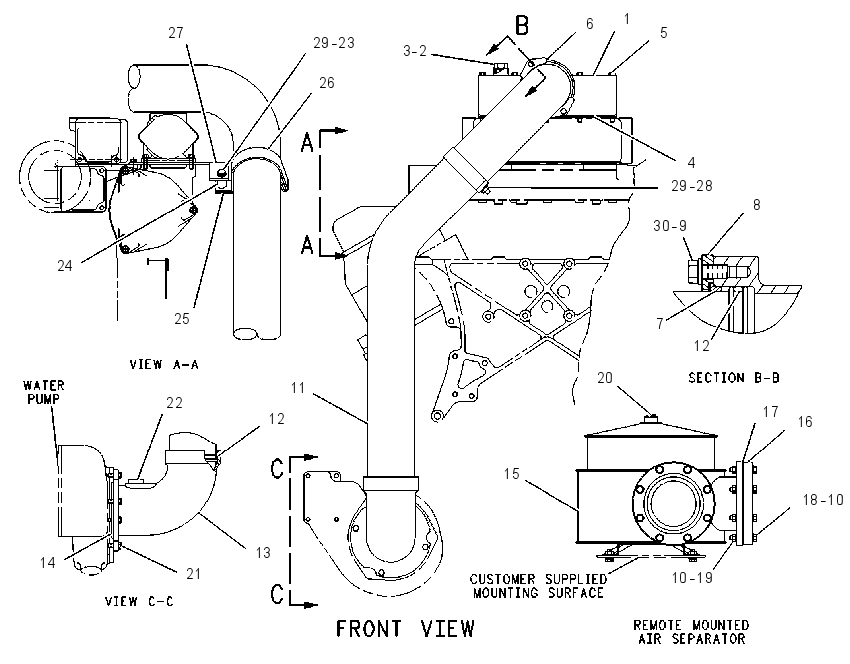 SEPARATOR GP-AIR 4P5767 CAT