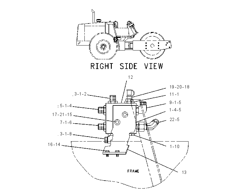 VALVE & MTG GP-MANIFOLD 1196521 CAT