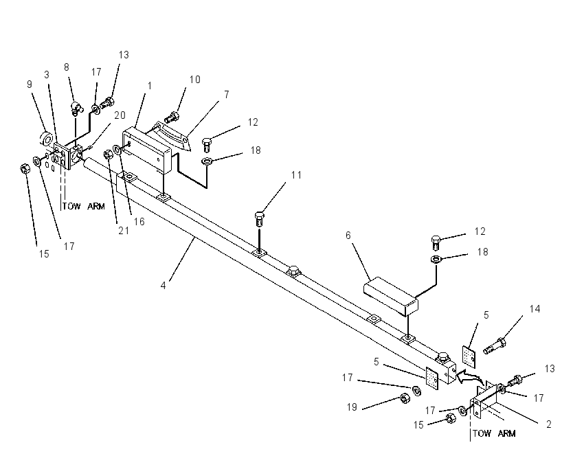 BEAM GP-TRANSVERSE 7R0337 CAT