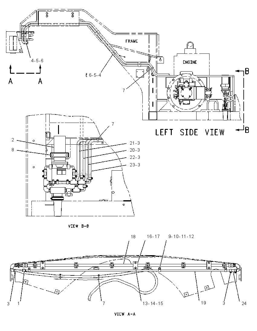 LINES GP-SPRAY BAR 1229444 CAT
