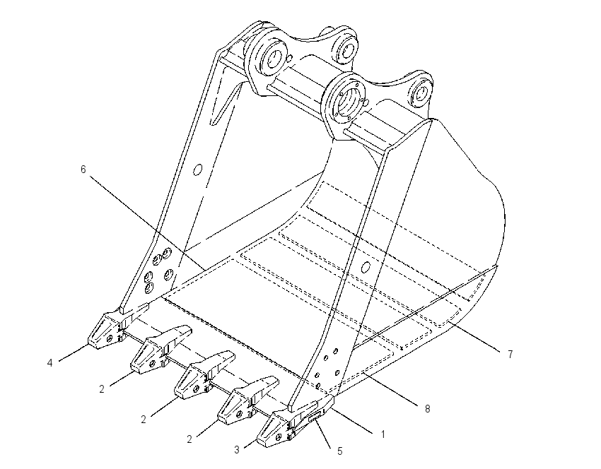BUCKET AS-TRENCHING 1229461 CAT