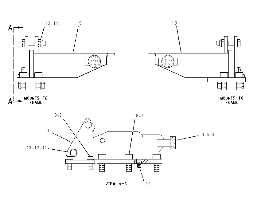 SUPPORT GP-PLATFORM 1229441 CAT